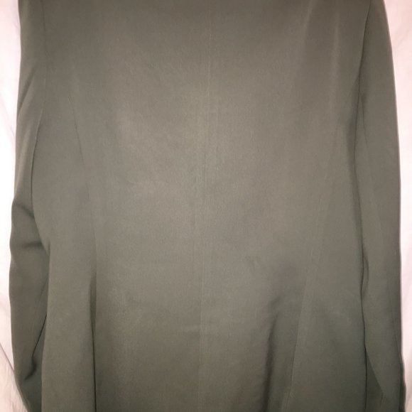 VALERIE STEVENS SUIT SKIRT JACKET GREEN SIZE 8 - Picture 7 of 7